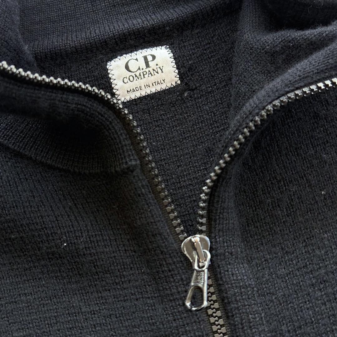 C.P.COMPANY ジップアップニット 5 ネイビー 2001A/W