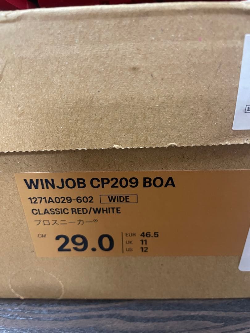 ASICS WINJOB CP209 BOA 安全靴 29.0cm