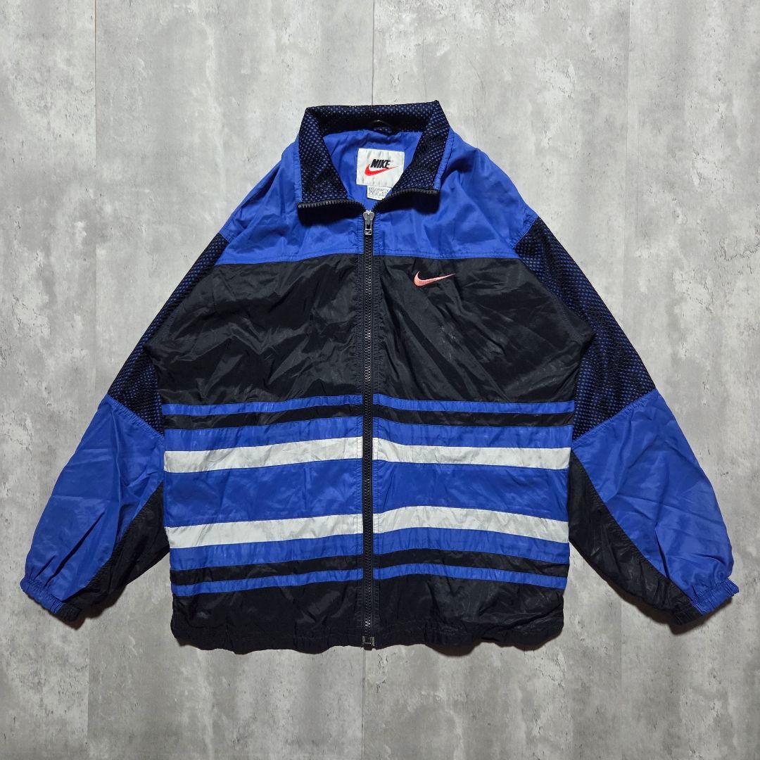 90s Nike 白タグ ナイロンジャケット レア刺繍 ユニセックス M - メルカリ
