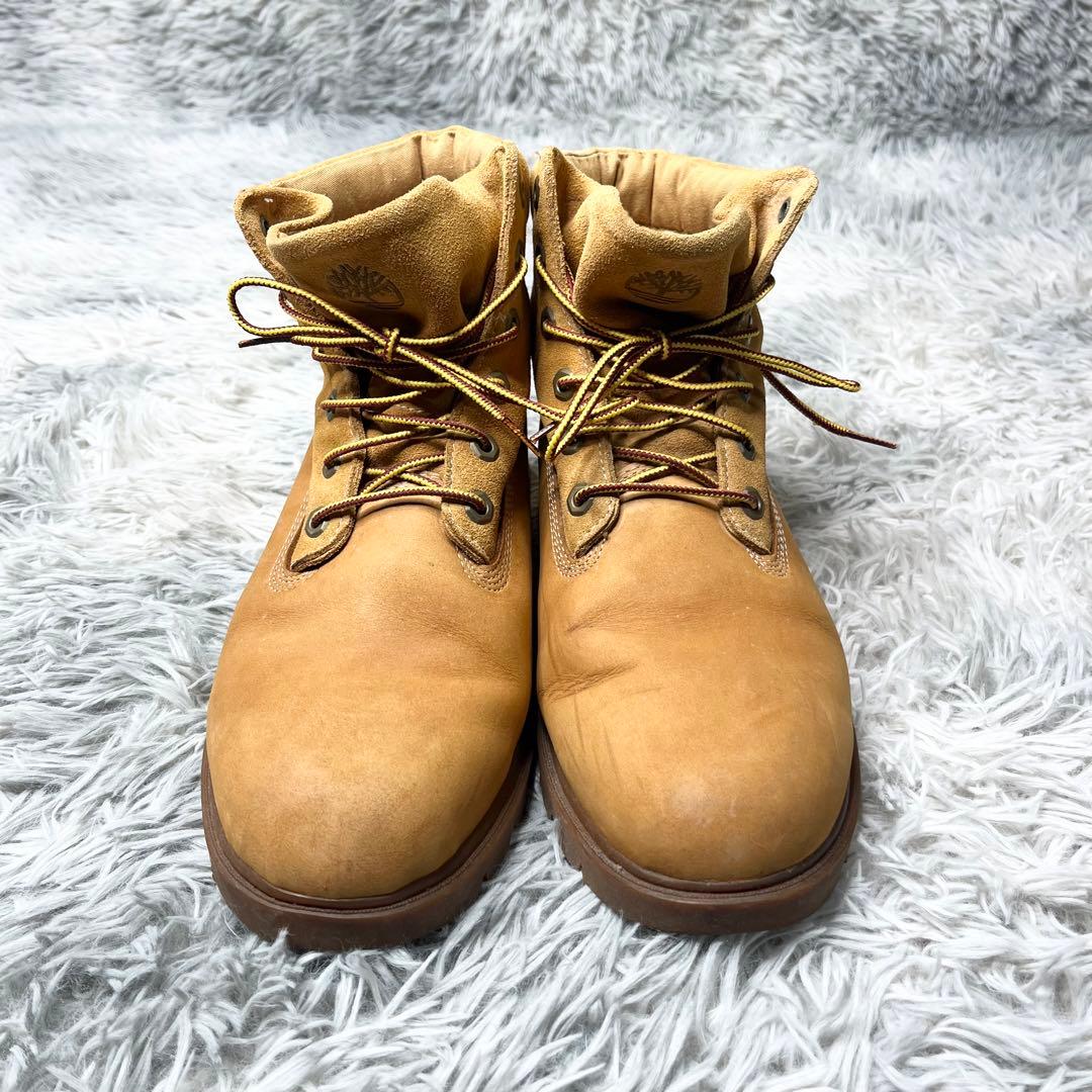 美品】 ティンバーランド ロールトップ イエローブーツ 切り替え 27.0