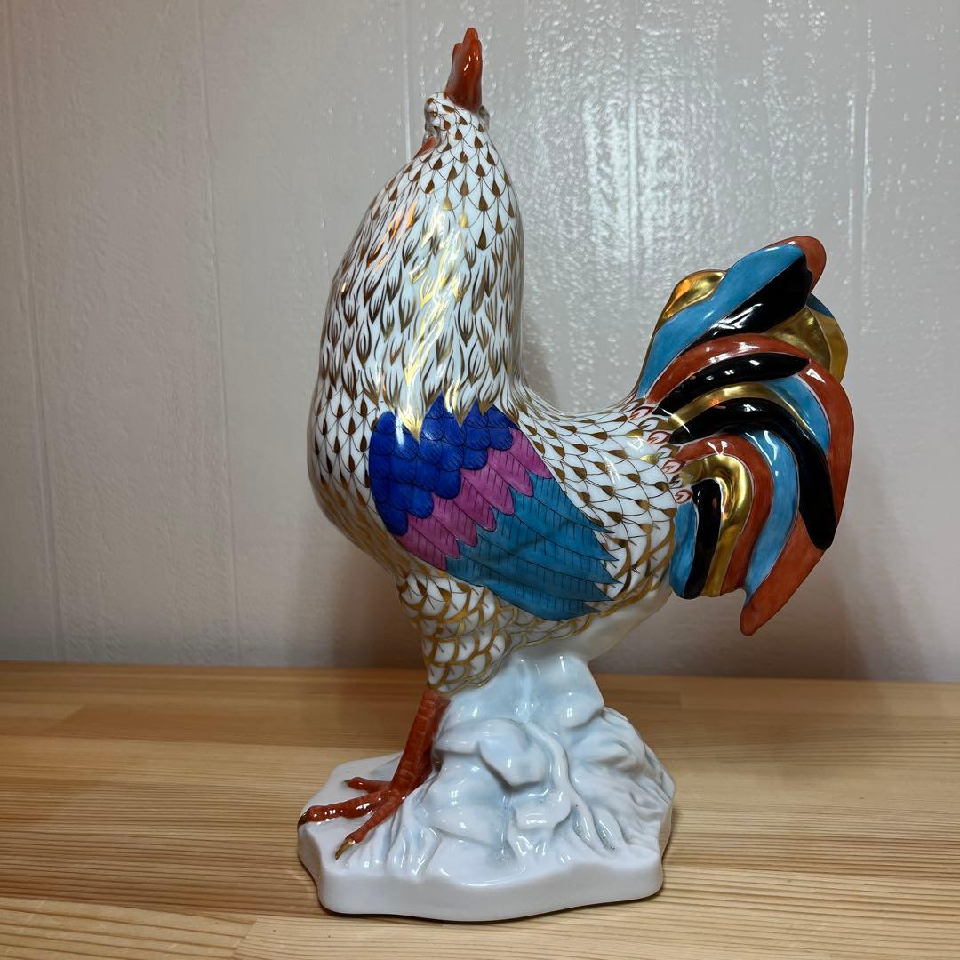 ☆お値下げ終了間近☆【レア】【絶版作品】【特大】ヘレンド ニワトリ