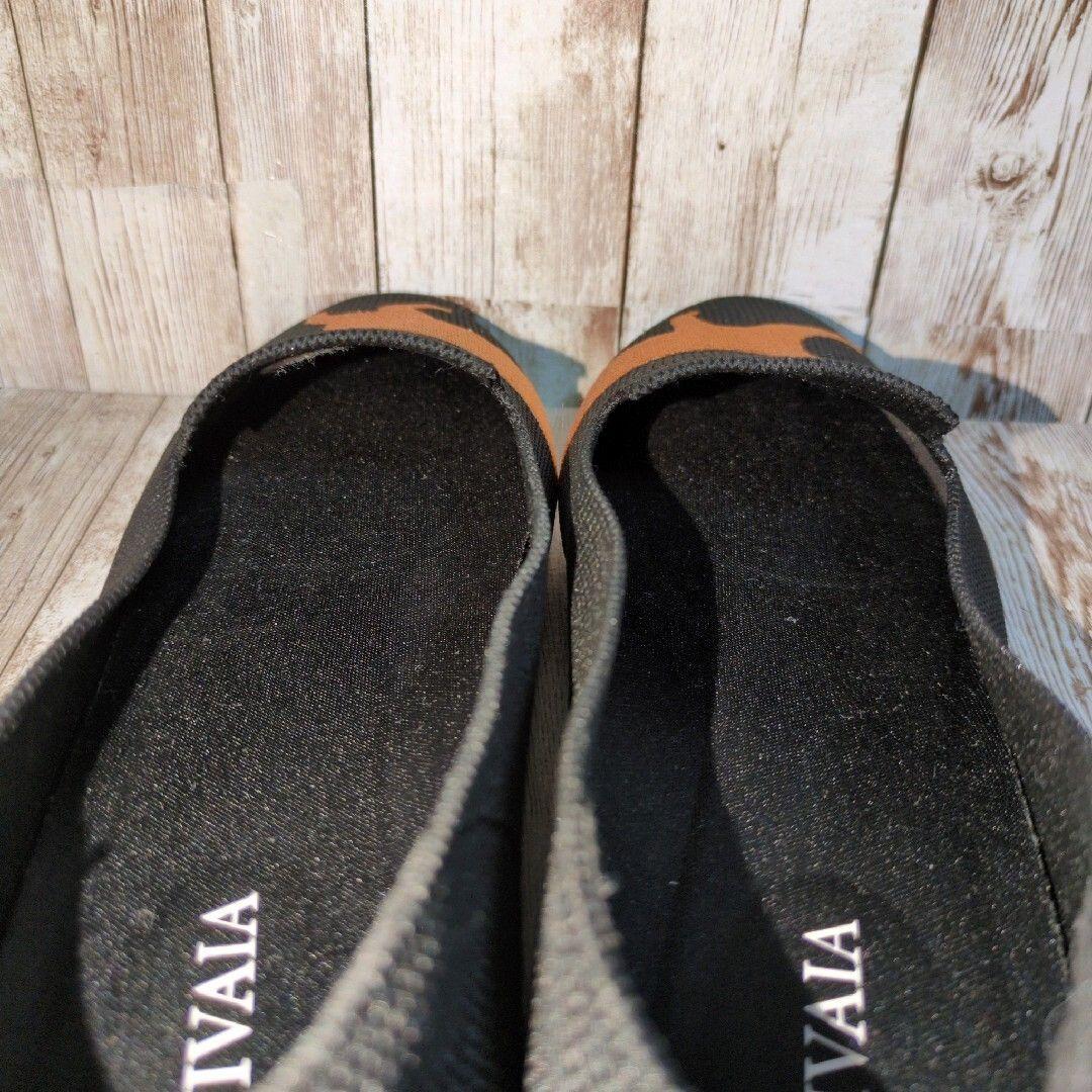 極美品✨【VIVAIA】Audrey☆アニマル刺繍ローファー☆猫☆22.5cm