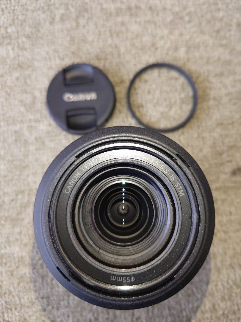 美品　RF-S18-150mm F3.5-6.3 　フード+フィルター付