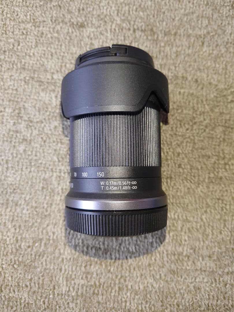 美品　RF-S18-150mm F3.5-6.3 　フード+フィルター付
