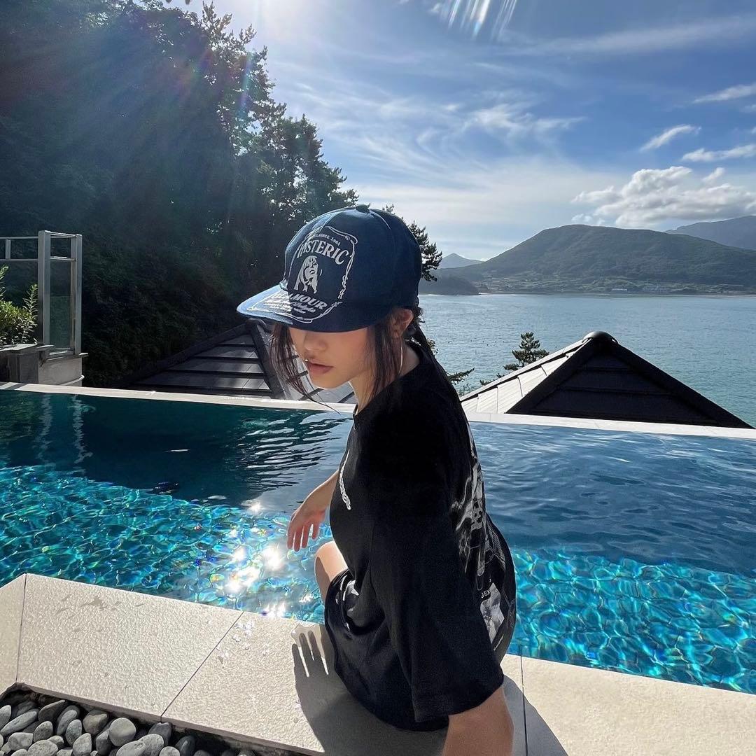 ヘリン着用 hystericglamour 刺繍 キャップ NewJeans着用 - メルカリ