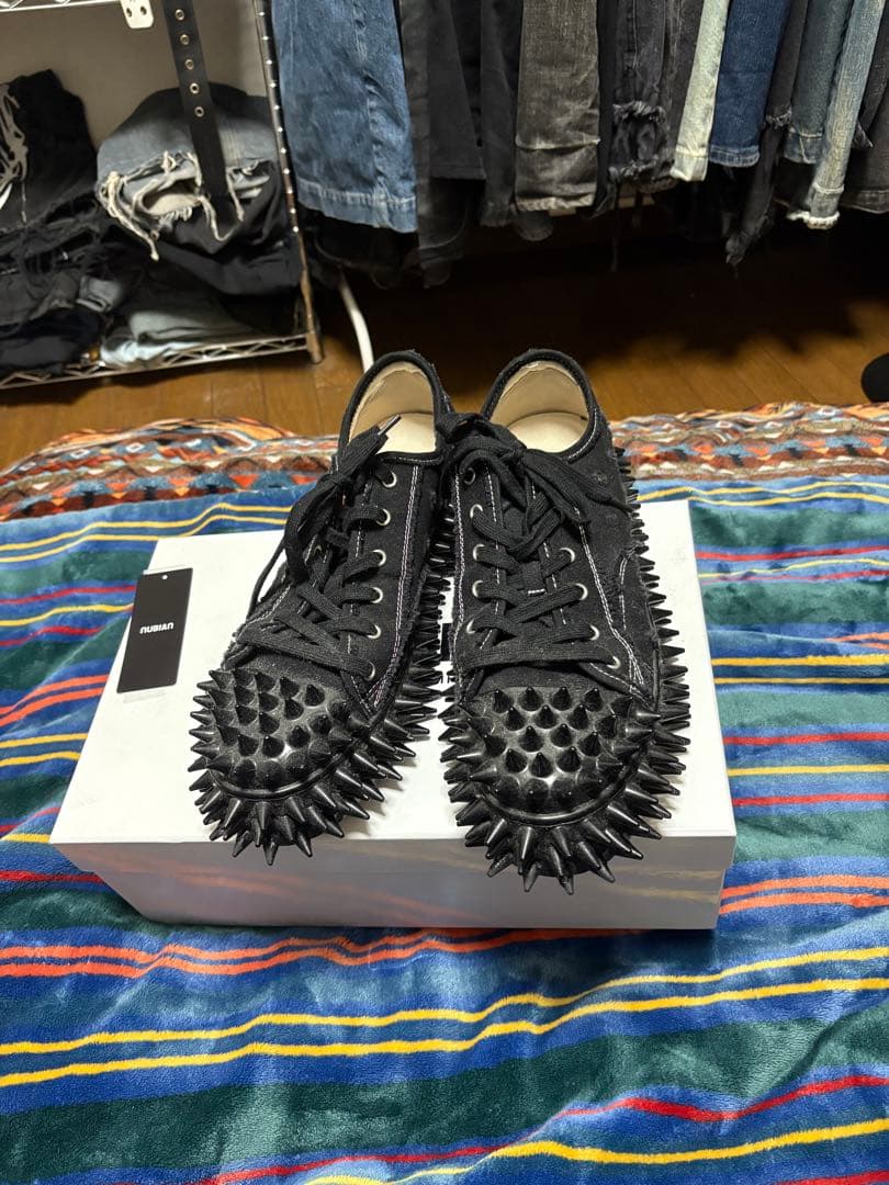 靴 doublet spiky canvas sneaker 25aw SPIKY CANVAS SNEAKER – doublet