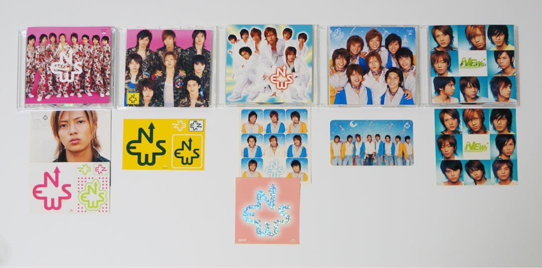 NEWS初期シングルアルバム初回盤通常盤全36枚(新品6枚)セット9人→6人