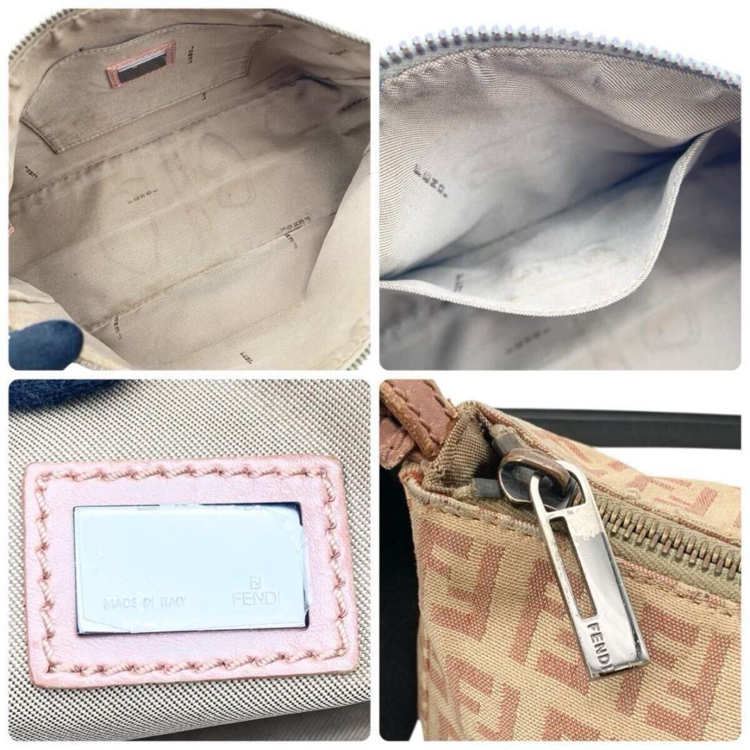 ヴィンテージ フェンディ ズッキーノ キャンバス 2way ショルダー