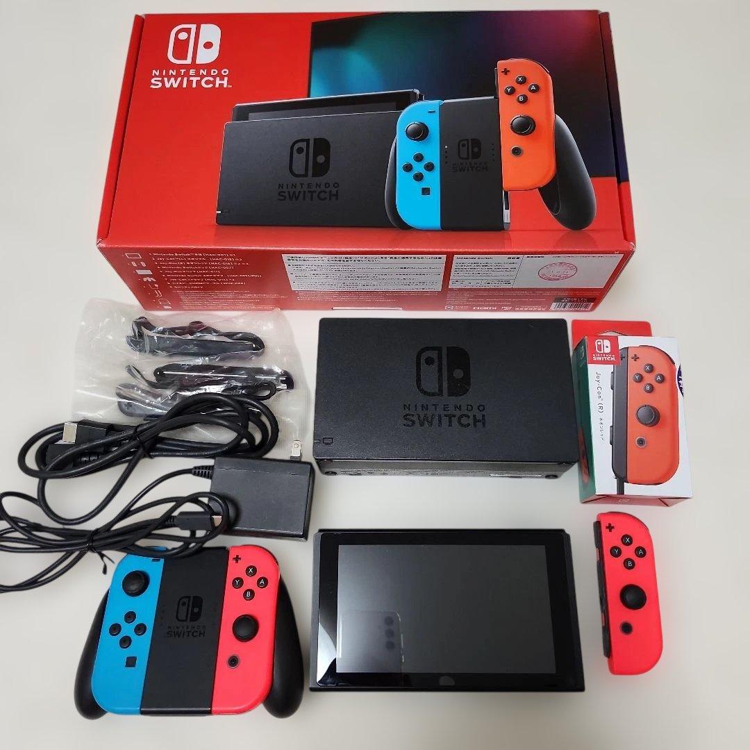 Nintendo Switch本体+　Joy-Conネオンレッド Amazon.co.jp: Nintendo Switch Joy-Con(L) ネオンブルー/(R) ネオン