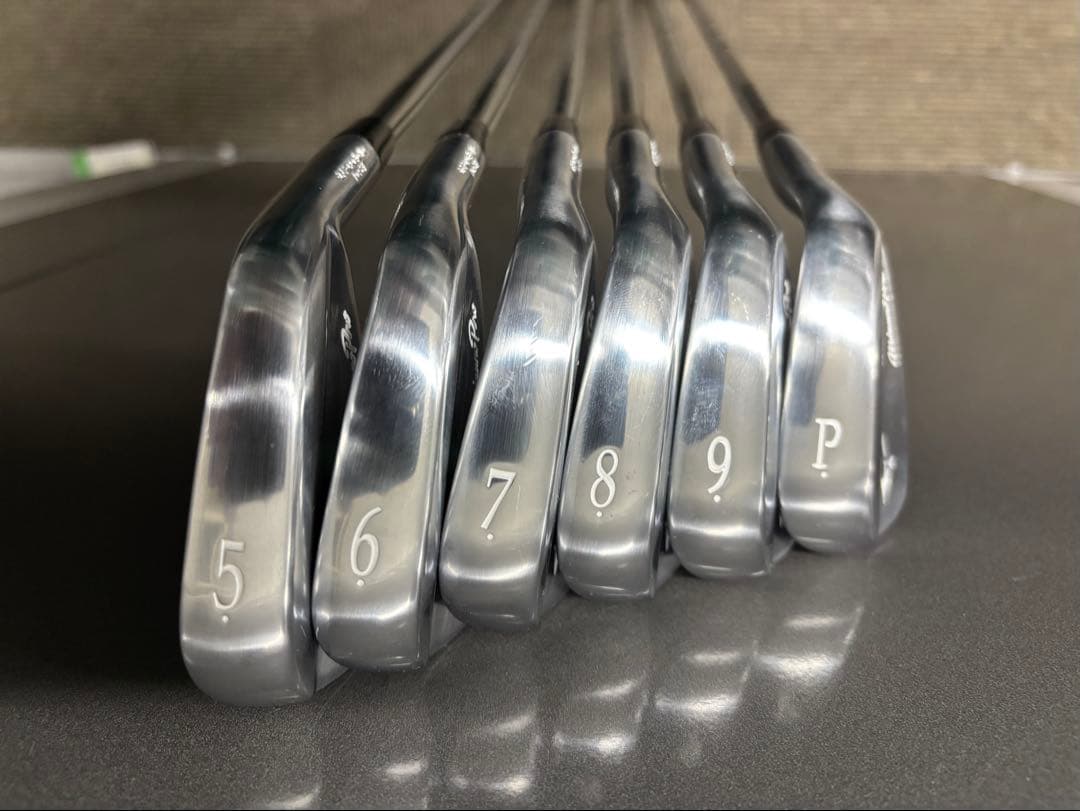 ミズノプロ118アイアン　6本セット美品 MIZUNO（ミズノ） ゴルフ BR-X アイアン セット #6~PW GW SW 3D重心