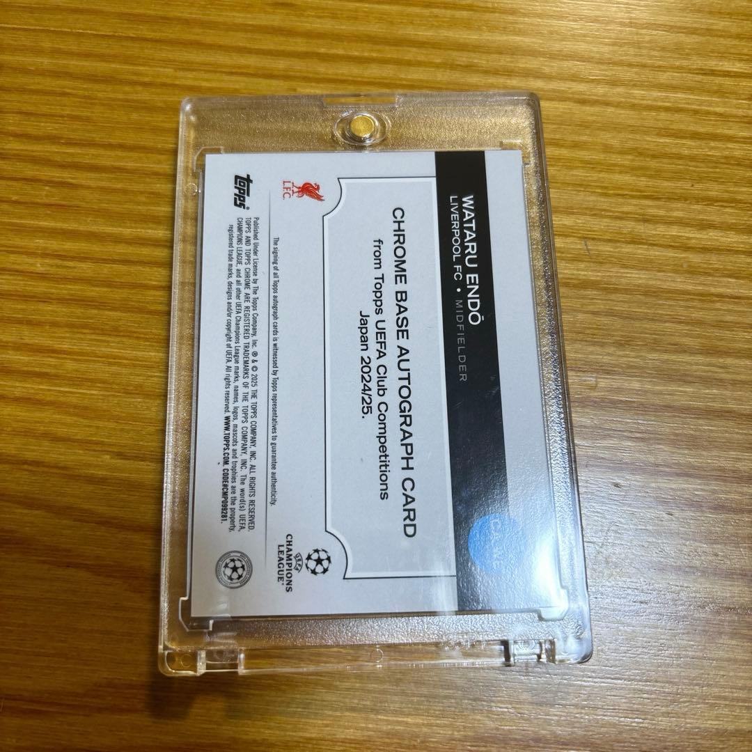 K.様専用 遠藤航 リバプール 直筆サインカード topps - メルカリ