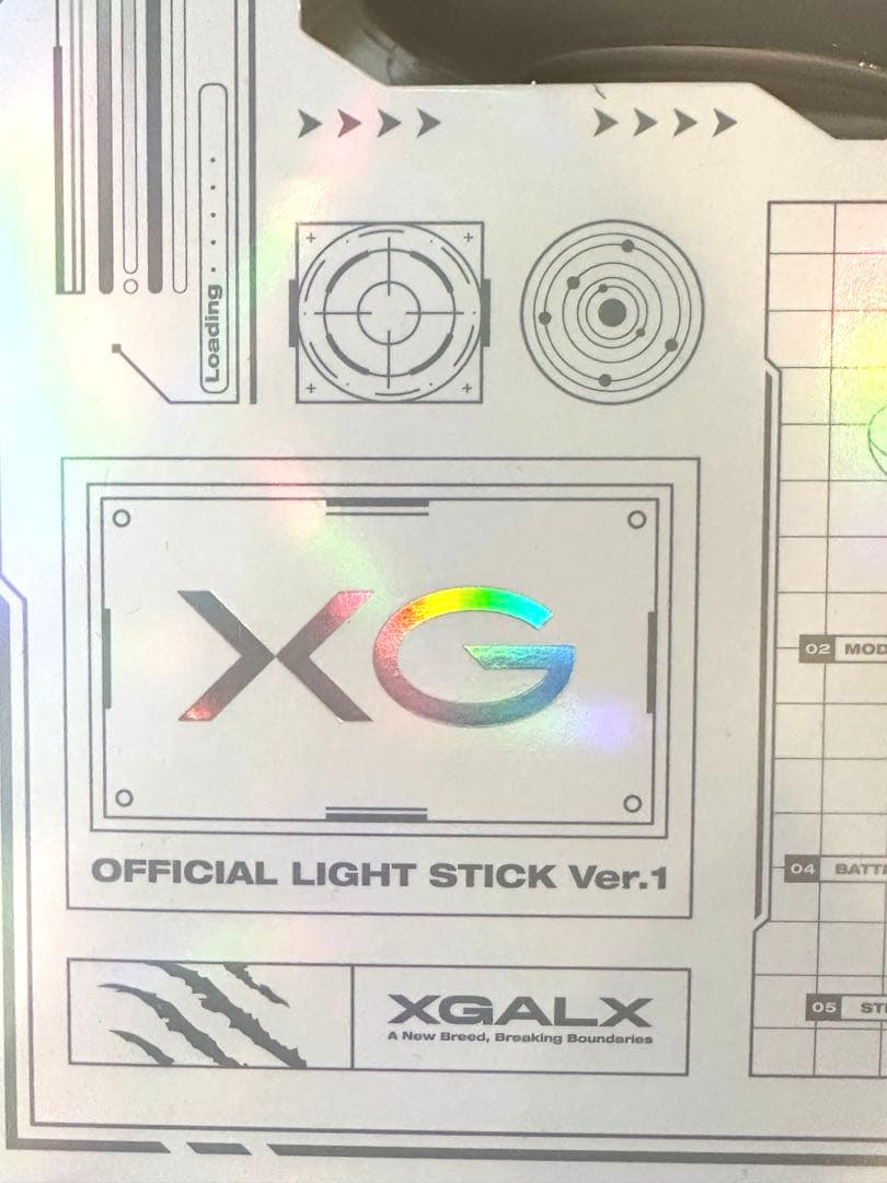 XG】XG OFFICIAL LIGHT STICK Ver.1 電池付 - メルカリ