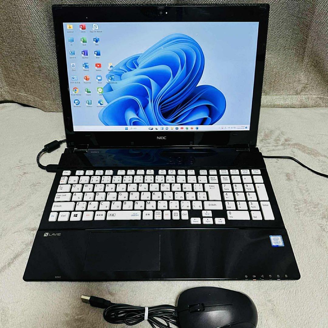 S162 NECノートパソコン WEBカメラSSD第7世代Win11オフィス付き - メルカリ
