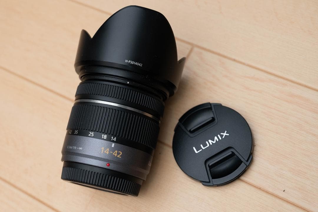 Panasonic H-FS014042 ズームレンズ14-42 3.5-5.6 - メルカリ