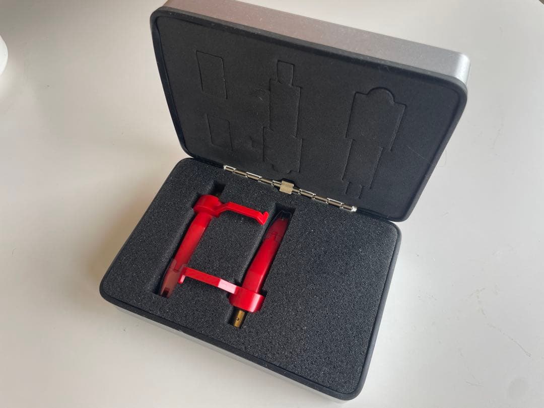 樽屋　01-M 赤針　2本セット　カートリッジ　ケース付　レコード針 樽屋TW-01Mケース付カートリッジ2本＋交換針2個のパーフェクトセット