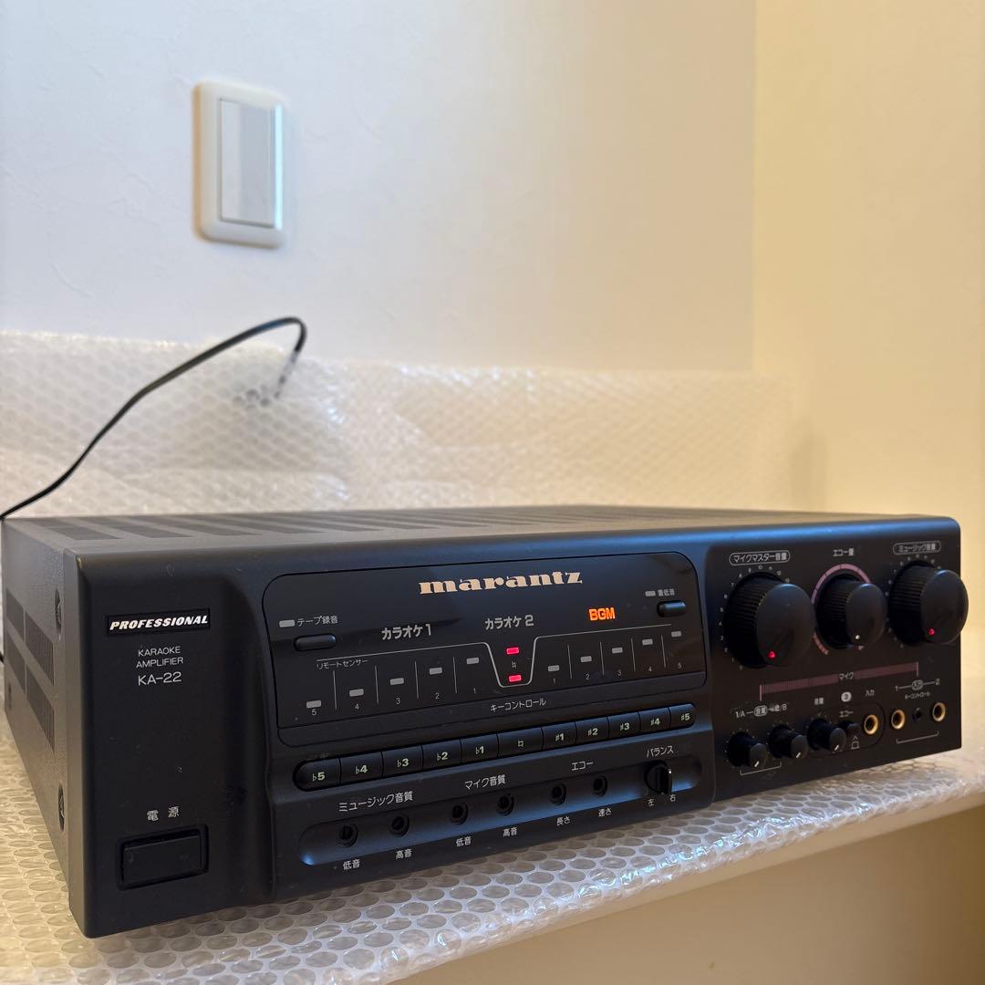 マランツ　marantz KA-22 カラオケアンプ　美品　綺麗　動作品　確認済 △ 現状販売｜パワーアンプ カラオケ アンプ｜MARANTZ マランツ KA-22