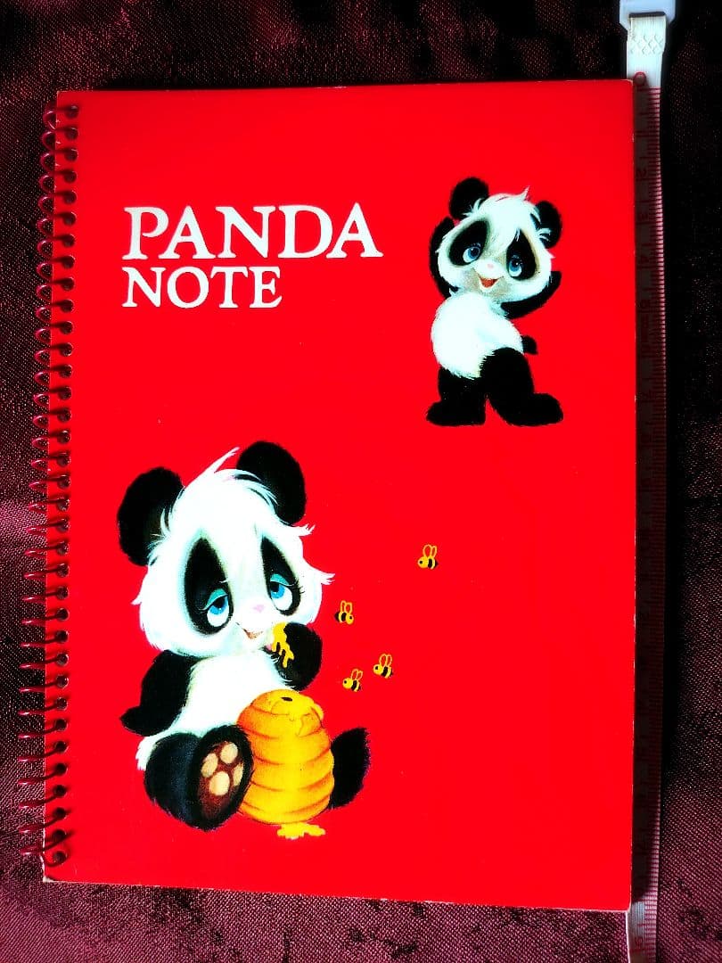 1970年代 当時物 昭和 レトロ ホールマーク パンダ ノート ビンテージ 1970年代 当時物 昭和 レトロ ホールマーク パンダ ノート ビンテージ