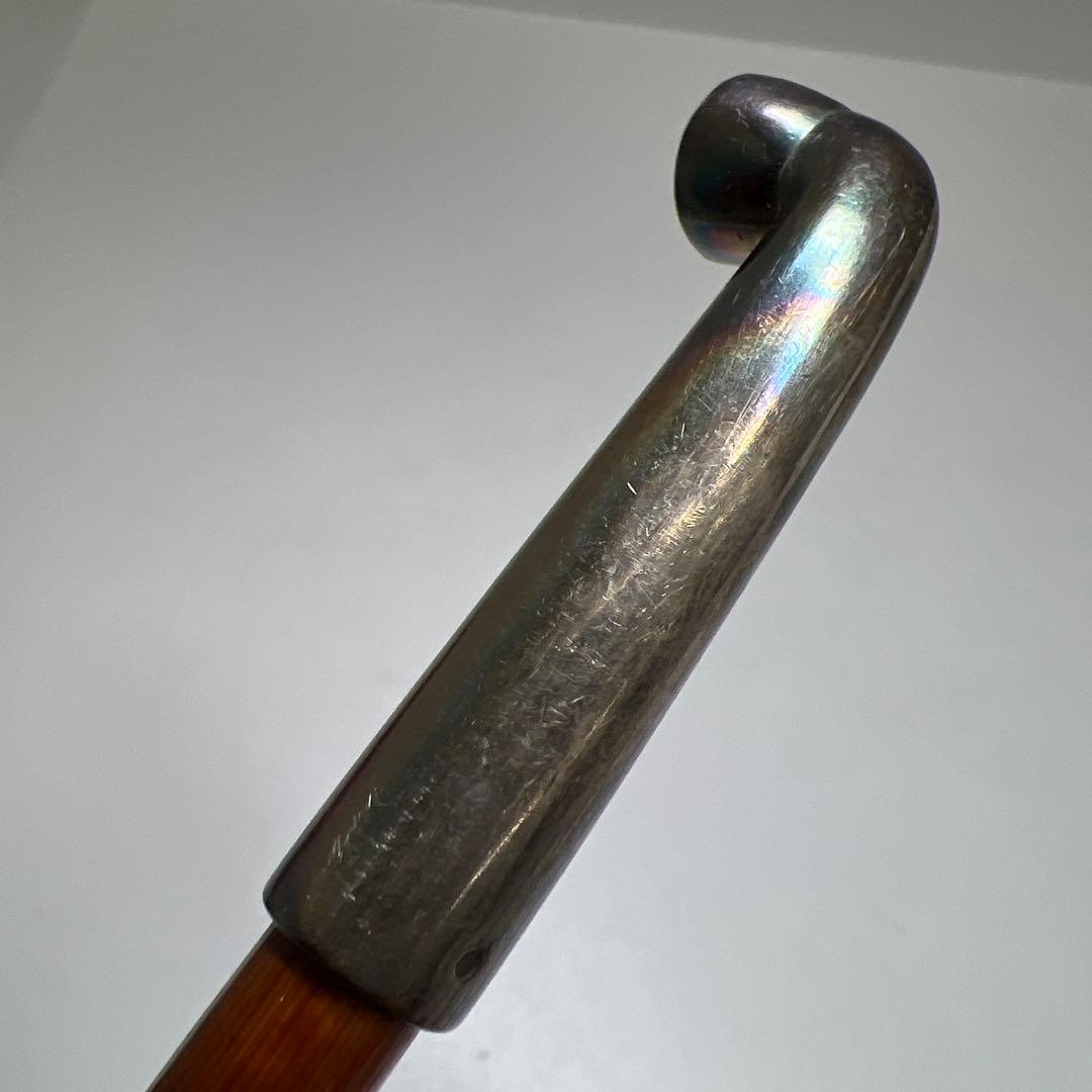 銀」刻印 時代銀煙管 42g 東Y8-0108☆2Fタサチ