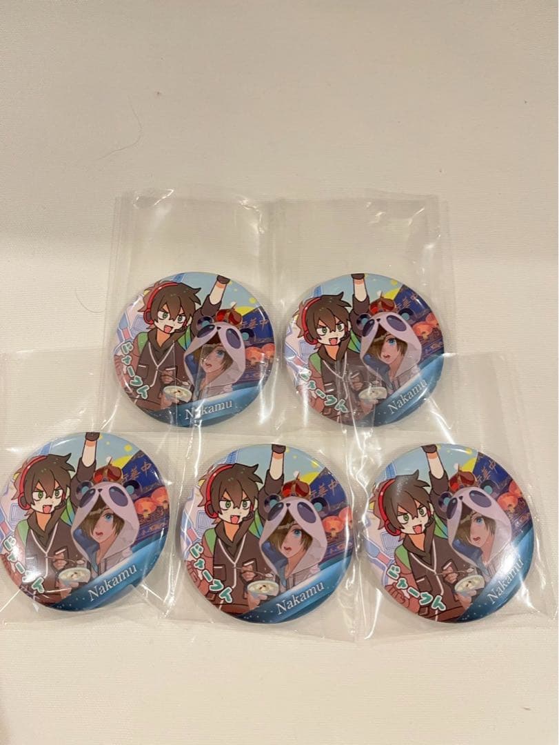 WhiteTails ワイテルズ タワばら シャークん Nakamu 缶バッジ - メルカリ