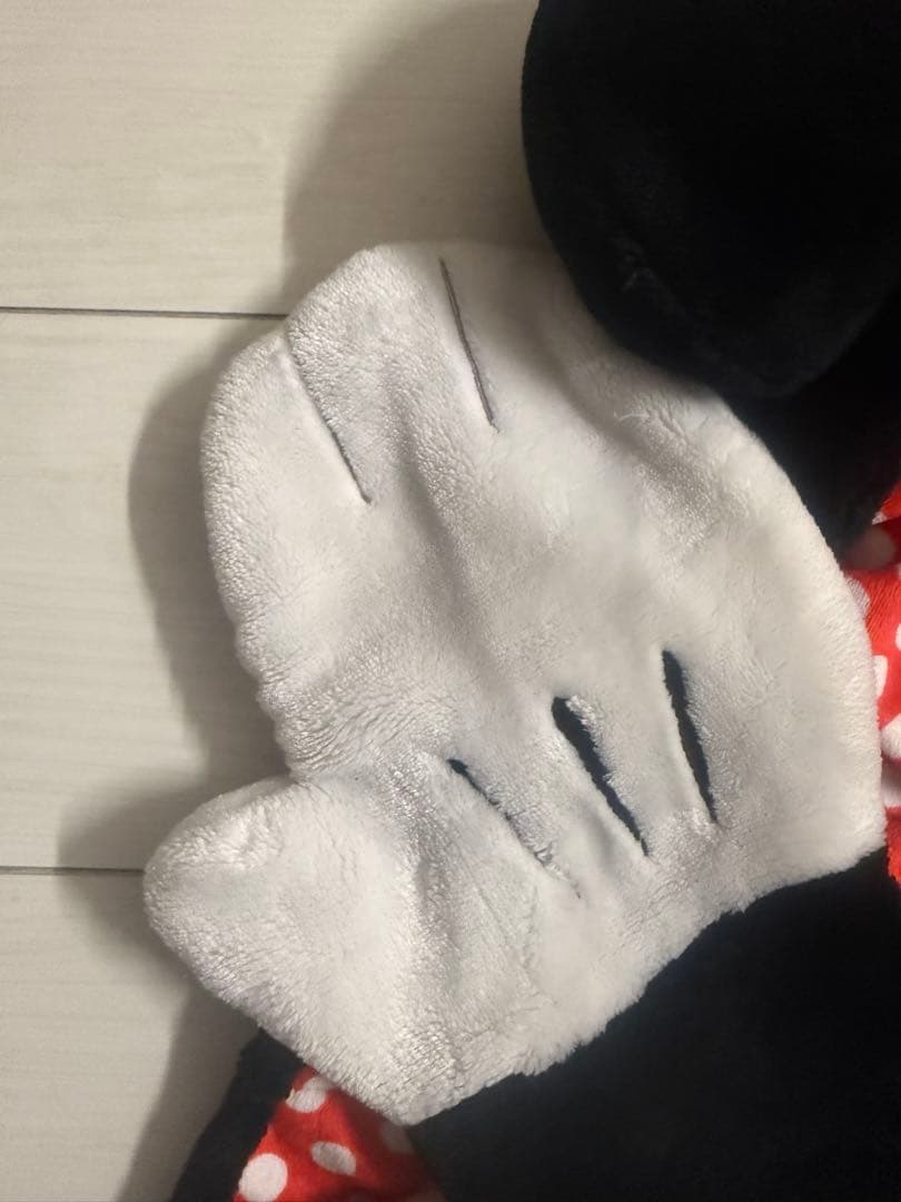 ミニーマウス ファンキャップ マフラー ミニー ヘアピン 2点セット