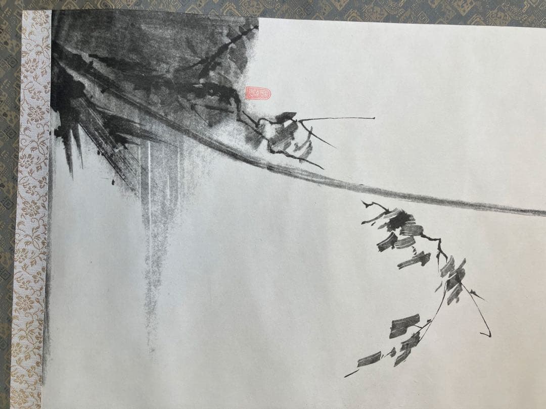 掛け軸 宮本武蔵 書画名品選 三幅対 枯木鳴鵙図・紅梅鳩図・布袋観闘鶏