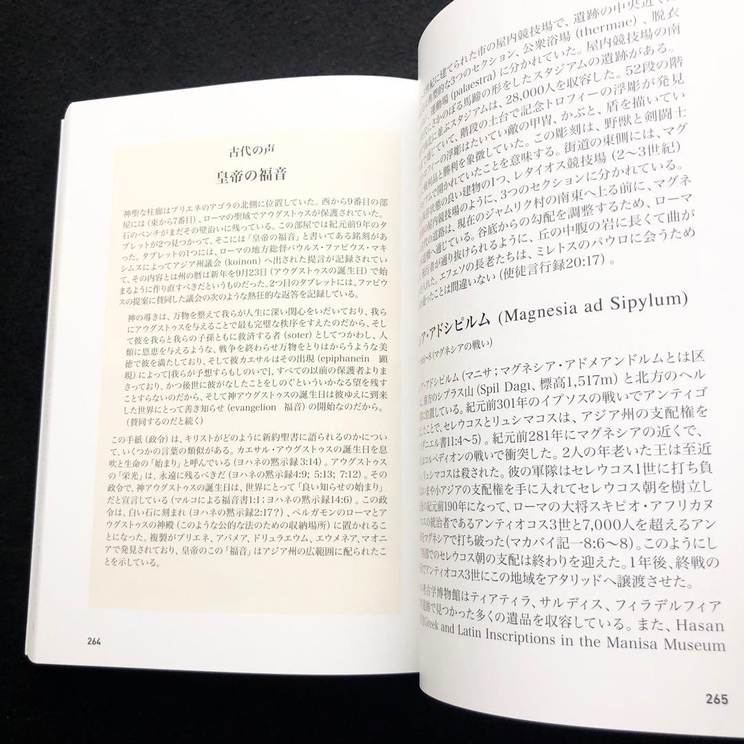 聖書の中のトルコ 小アジアのユダヤ教・キリスト教遺跡ガイド」マーク