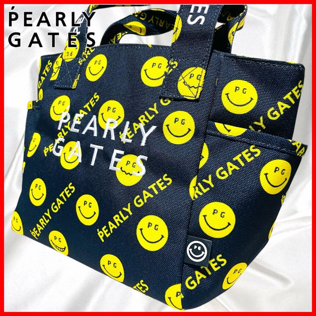 PEARY GATES】美品パーリーゲイツ カートバッグ スマイル ニコちゃん