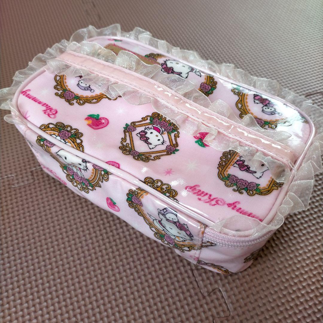 ハロー キティ チャーミーキティ バニティポーチ 平成レトロ - メルカリ
