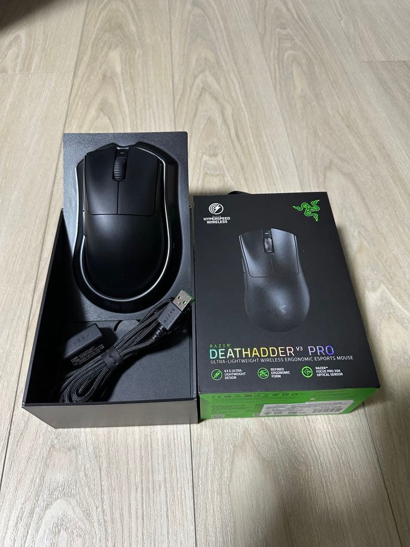 Razer DeathAdder V3 Pro 美品 箱付き 動作確認済み Amazon.co.jp: Razer レイザー DeathAdder V3 Pro ゲーミングマウス
