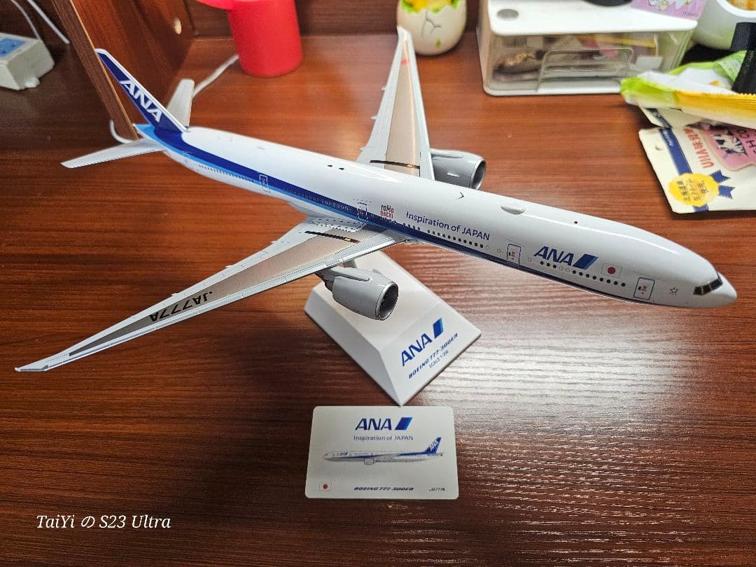 JC WINGS 1:200 ANA 全日空 B777-300ER JA777A 1:200 JC Wings ANA All Nippon Boeing B777-300ER JA777A Diecast