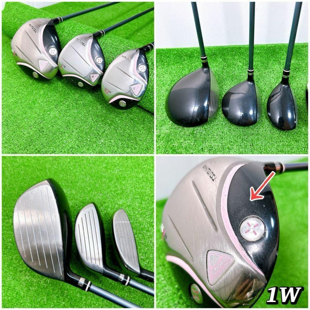 つるや クインシー Quincy ES レディースクラブセット 8本 初心者 L