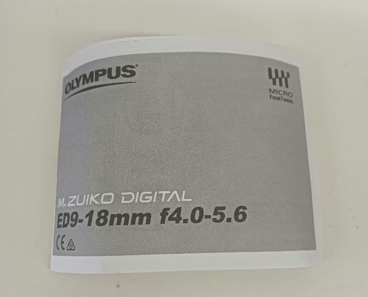 レンズ(ズーム) Olympus M.Zuiko Digital 9-18mm f/4-5.6