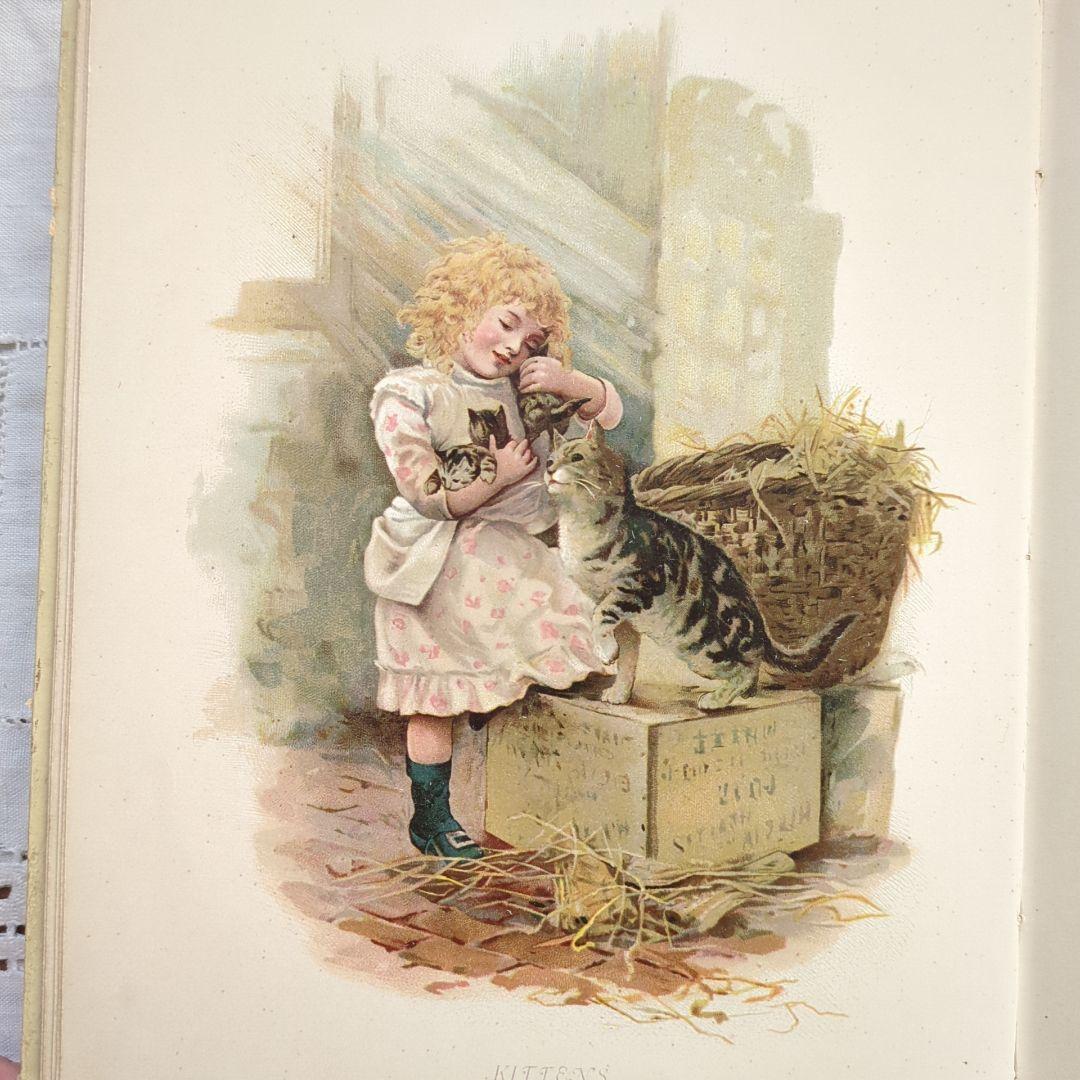 超稀少1888ハリエットベネット絵本 洋書 児童書 アンティーク