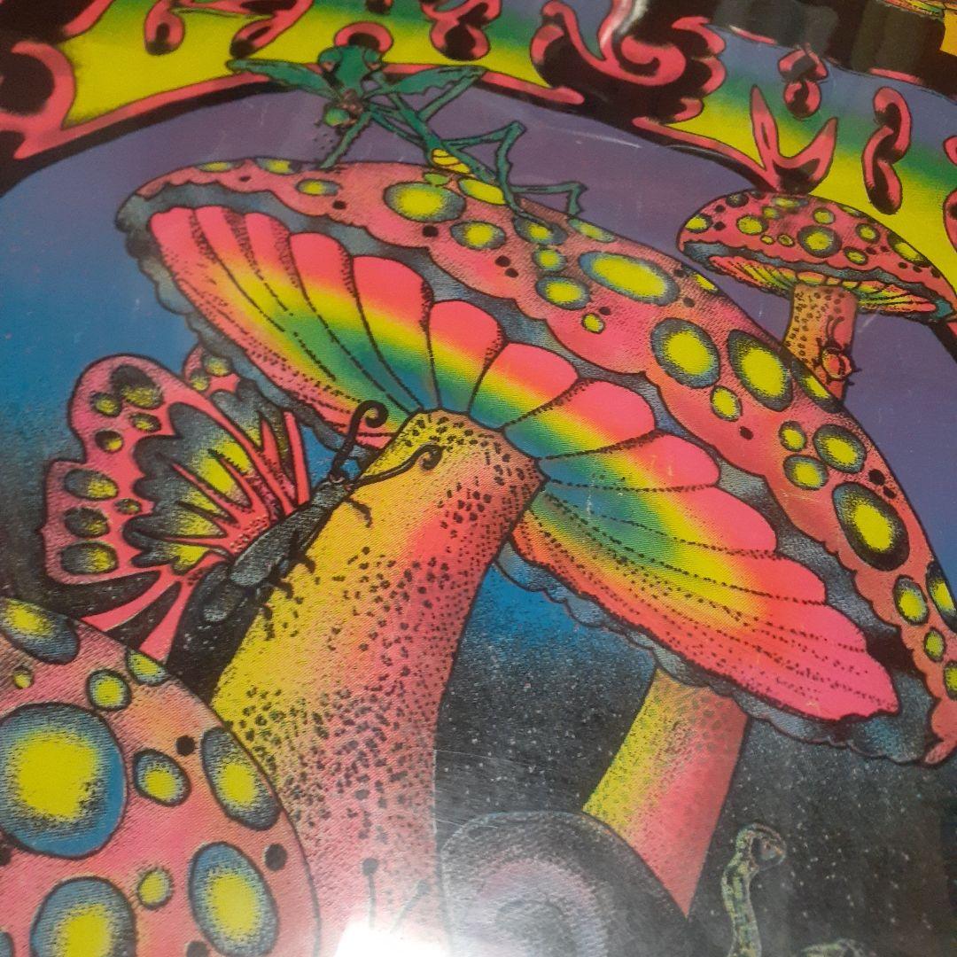 レア‼️90s USA ブラックライトポスター サイケデリック きのこ