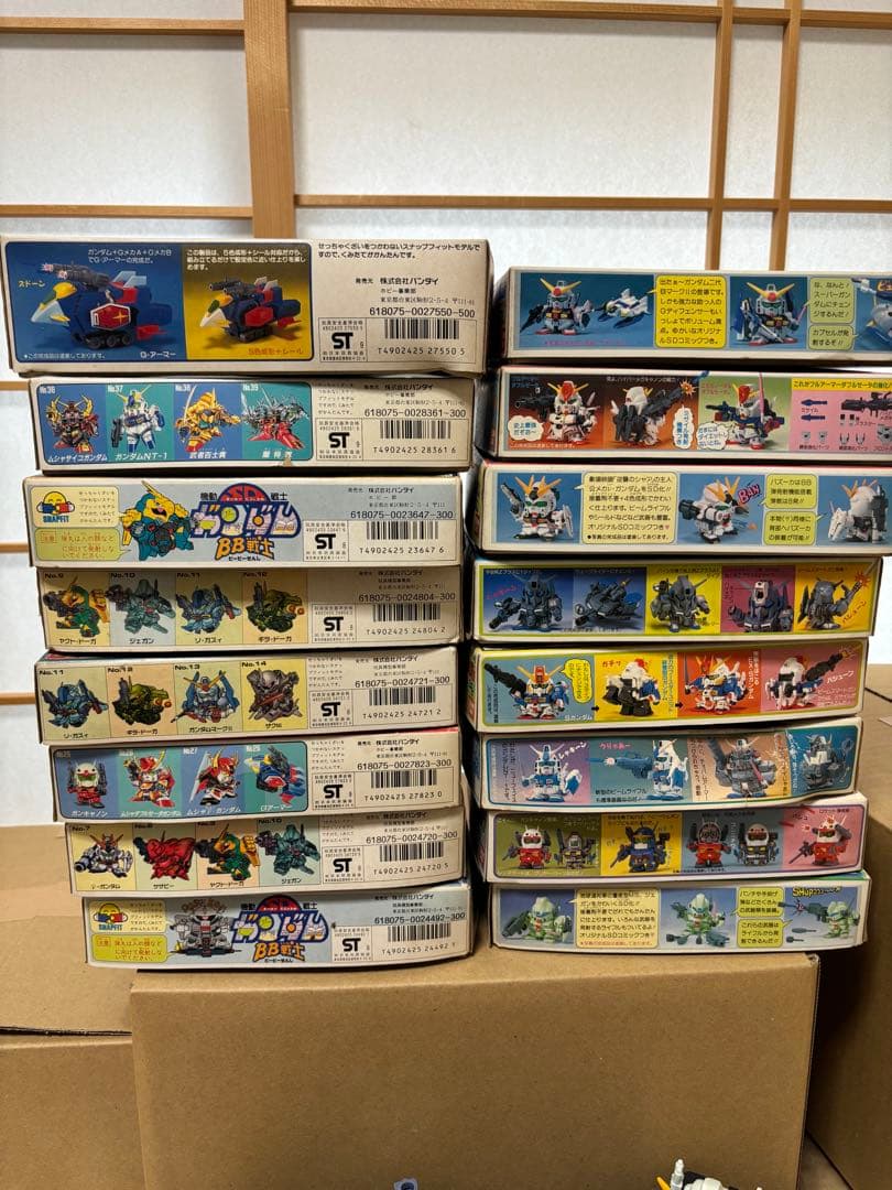 完成品 昭和BB戦士 SDガンダム 16体まとめ売り 箱、説明書、ランナー等