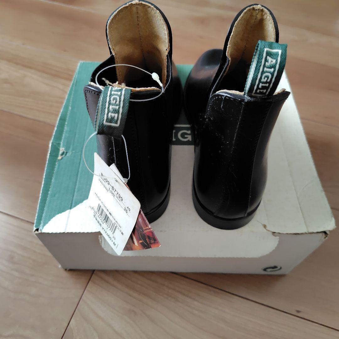 【新品未使用】 エーグル サイトゴア ラバーブーツ ショート 乗馬用 22.5m