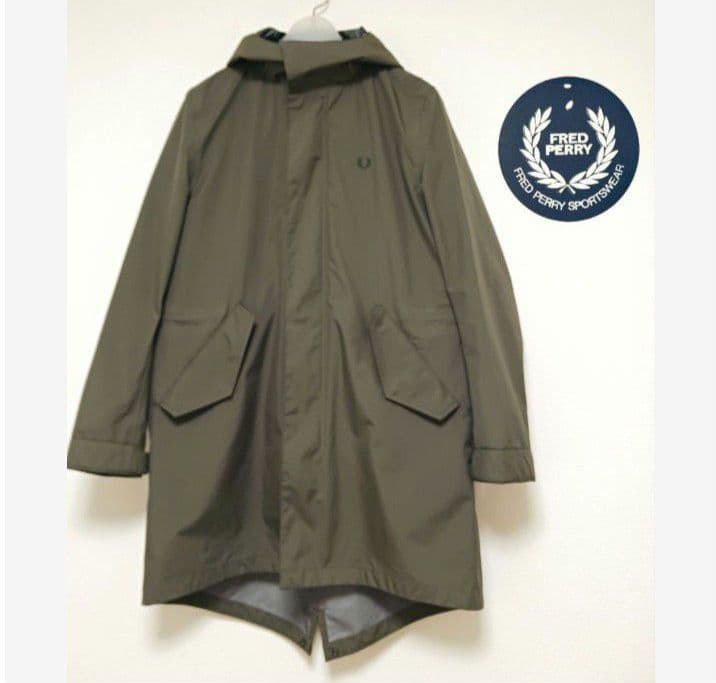 フレッドペリー◆3way！メンズ　モッズコート　ベスト内蔵◆カーキ フレッドペリー◇3way！メンズ モッズコート ベスト内蔵◇カーキ