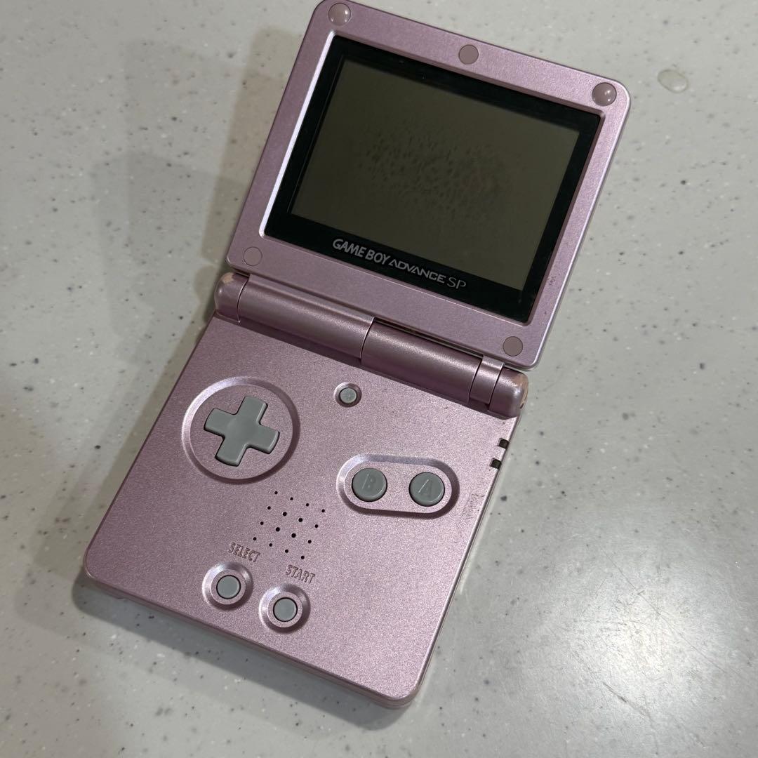 値下げ交渉可 ゲームボーイアドバンス SP パールピンク 本体 - メルカリ