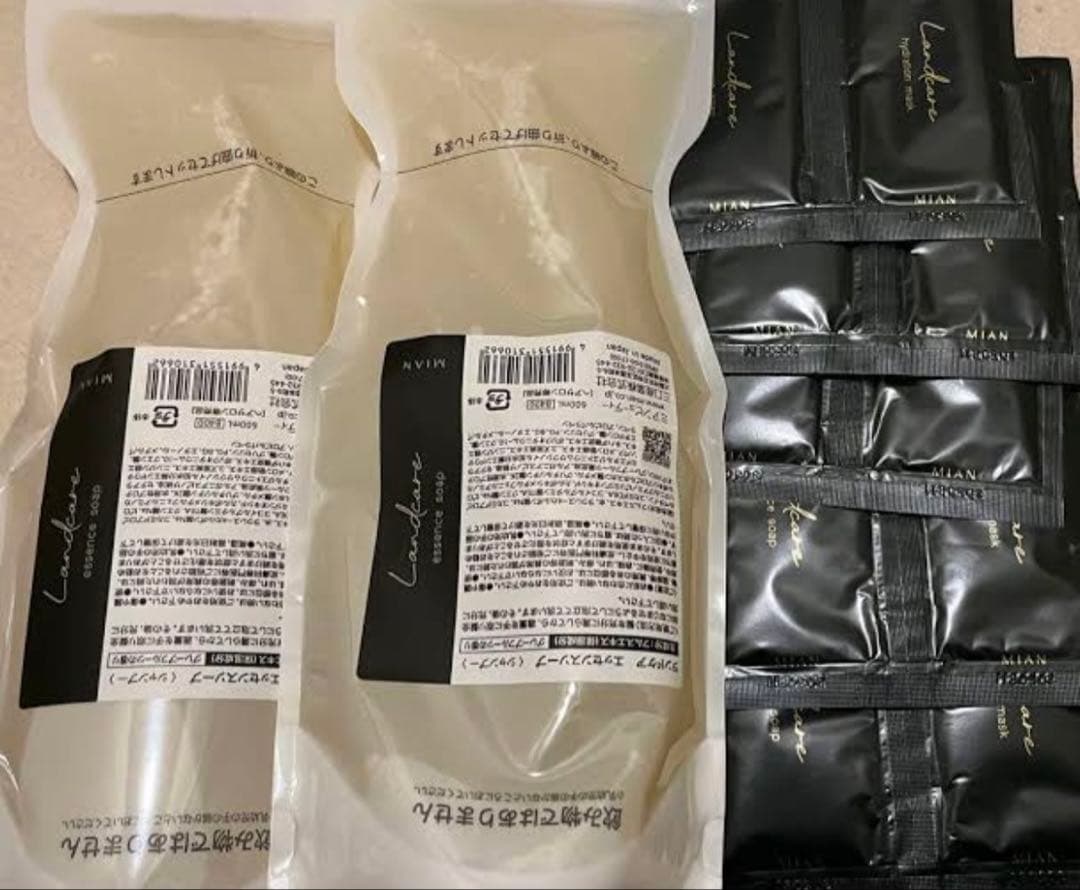 ランドケアエッセンスソープ詰替2個セットとミニパウチ5 NEW Landcare | ミアンビューティー（三口産業株式会社）