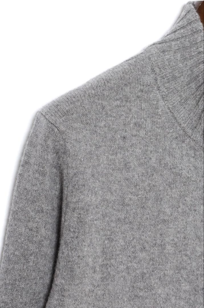 フィリッポ デ ローレンティス 7G カシミヤ混ウール フルジップニット