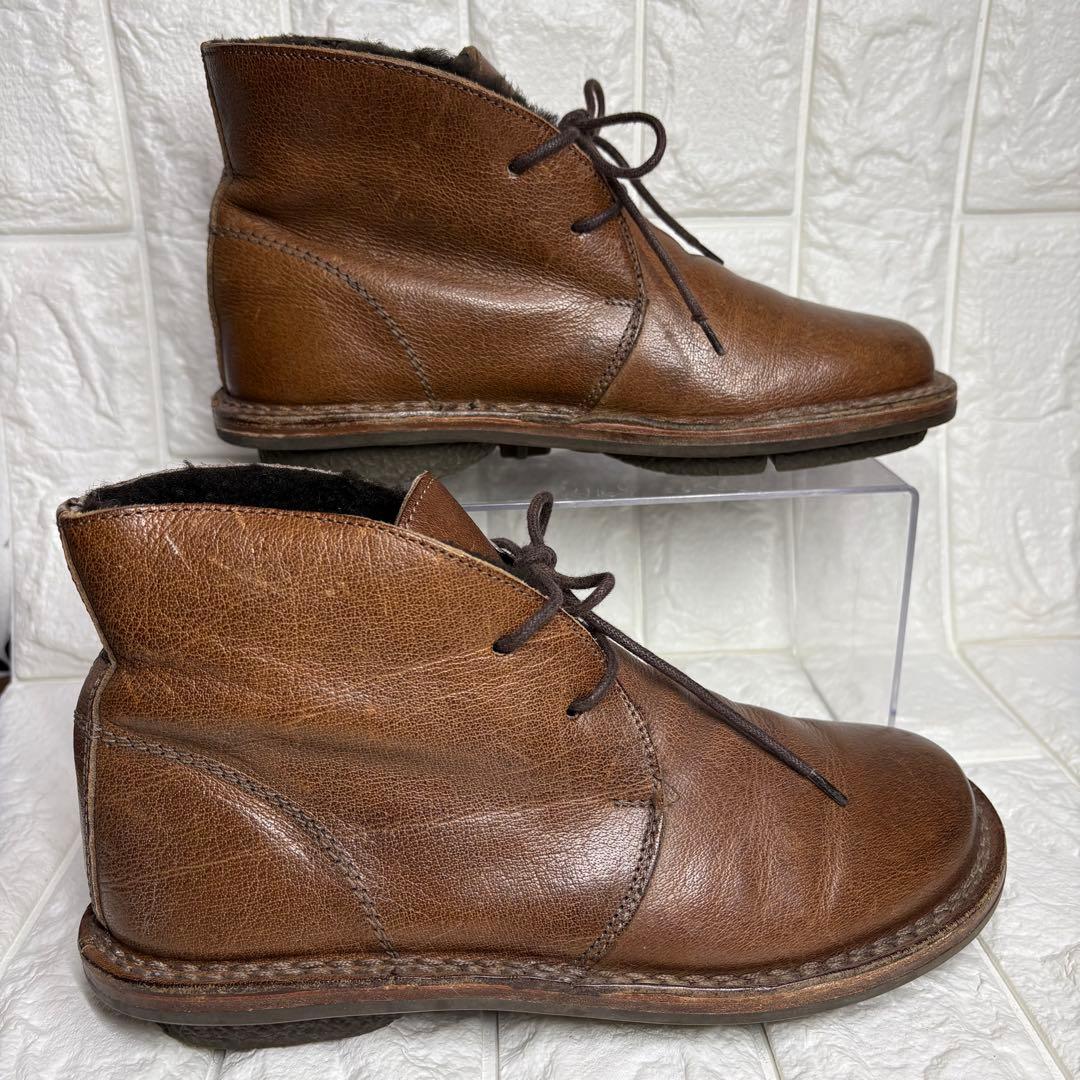 【希少モデル】 trippen BOX ブーツ レザー ボア 23.5cm