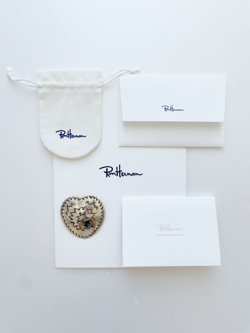 Ron Herman ロンハーマン シルバー ビッグハート ブローチ HARPO