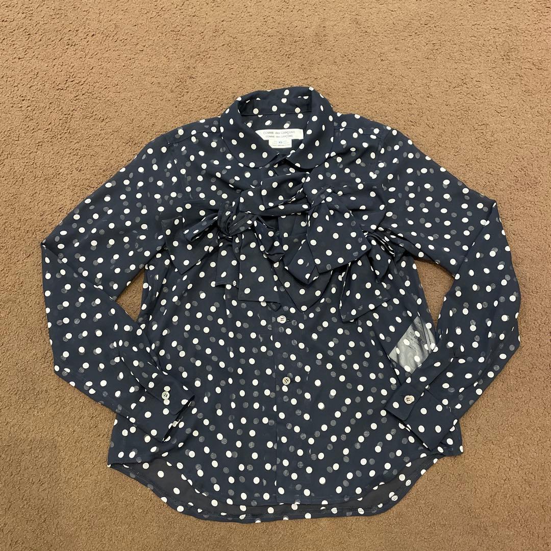 ぴえ COMME des GARÇONS 長袖シャツ XS 楽天市場】comme des garcons shirt 長袖シャツ／xs／コットン／bluの通販
