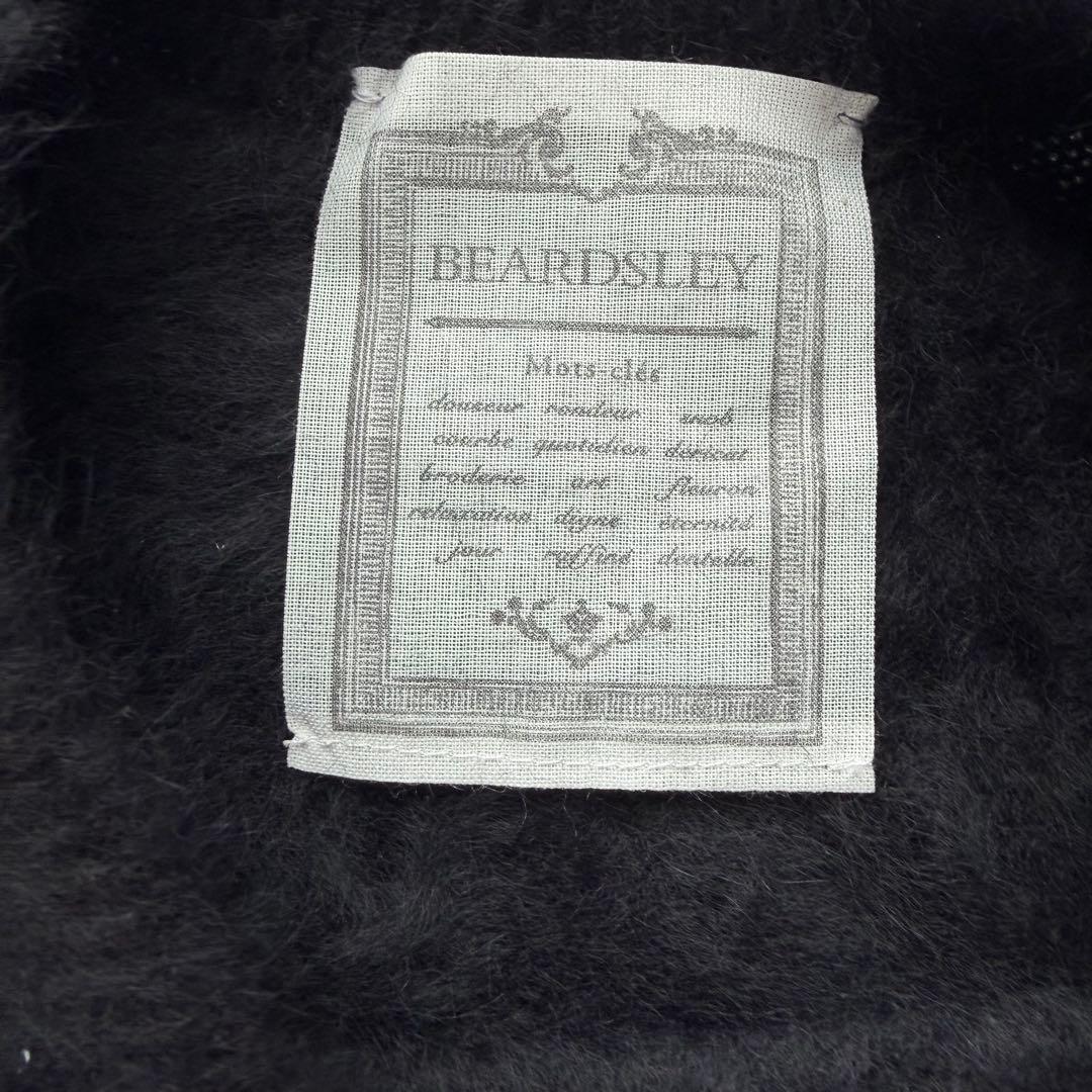 美品✨ビアズリー ファーニットポンチョ ブラック Fサイズ 完売品