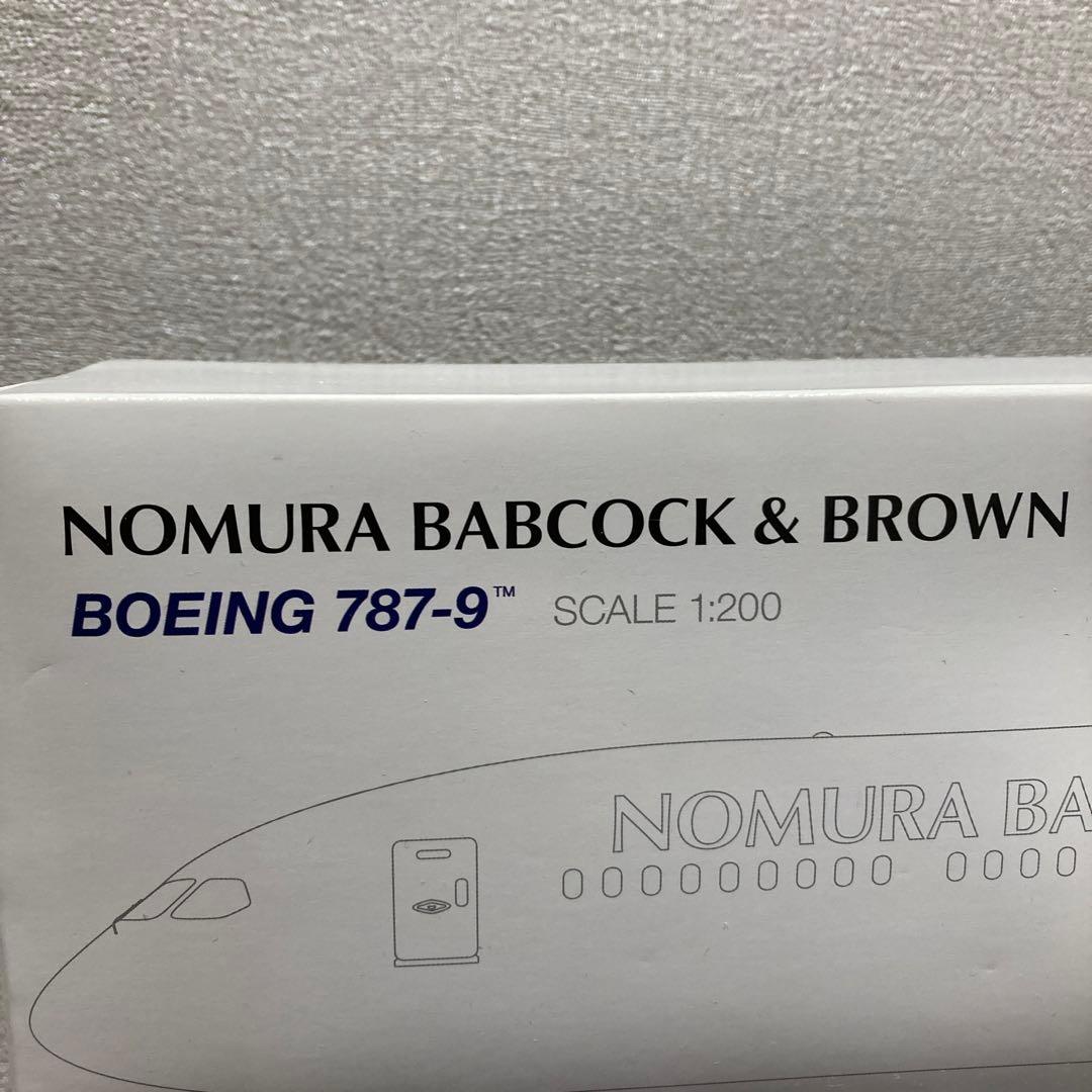 にし様専用 NOMURA BABCOCK＆BROWN BOEING 787-9 - メルカリ