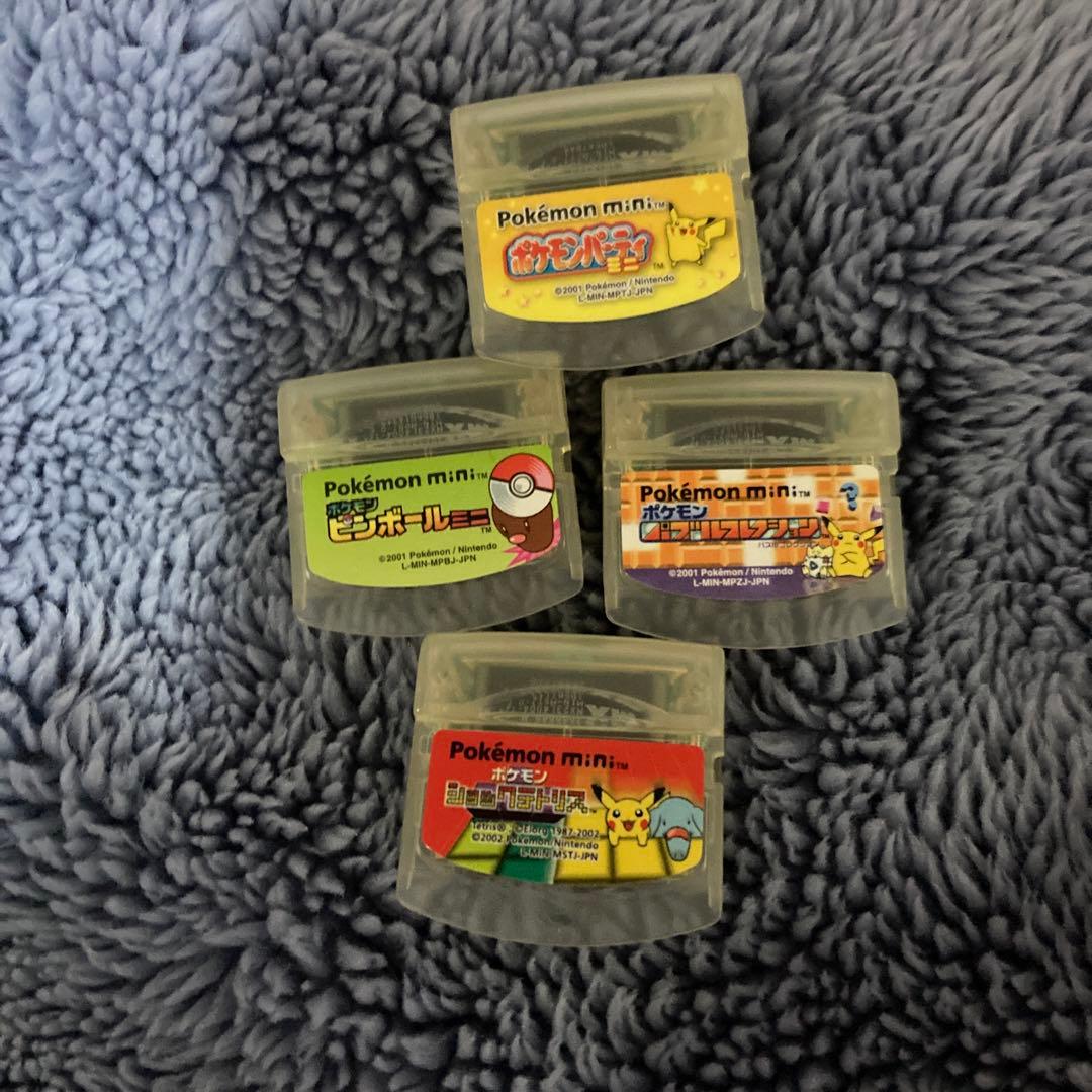 ポケモンミニ本体 & ソフト4点 Pokémon mini 任天堂の通販はau PAY