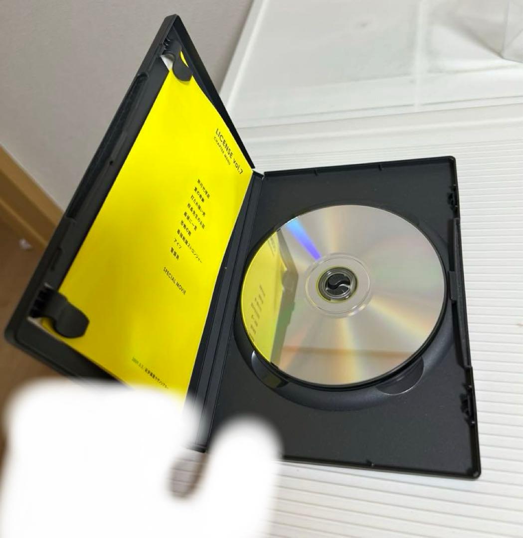 ライセンスのDVDのセット
