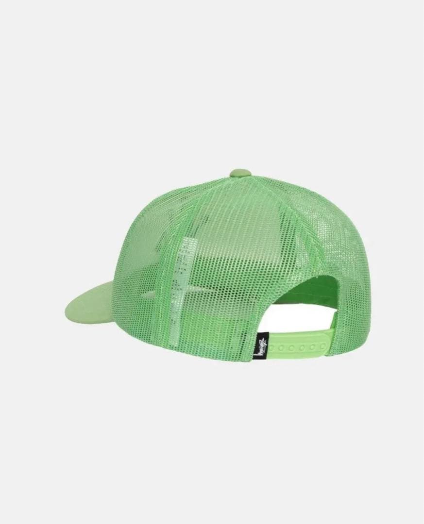 STUSSY CROWN STOCK TRUCKER CAP 緑 - メルカリ