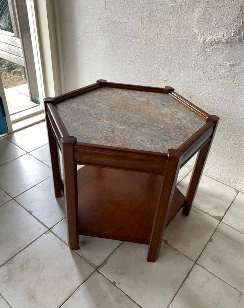 BROOKS HEXAGON TABLE （グレー） BROOKS HEXAGON TABLE / GRAY | JOURNAL STANDARD FURNITURE