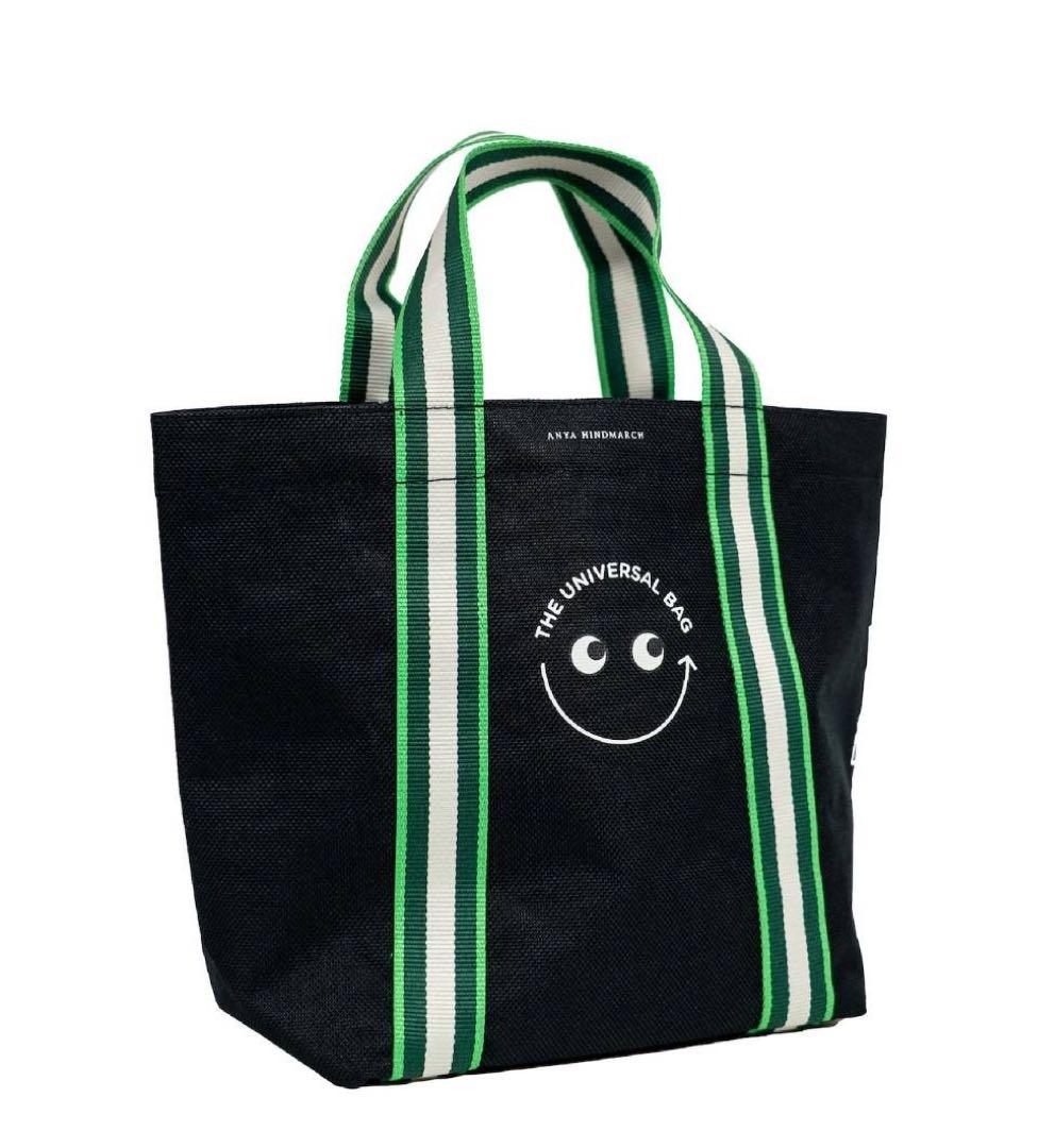 希少！アニヤハインドマーチ ユニバーサルバック 黒 miniサイズ 新品未